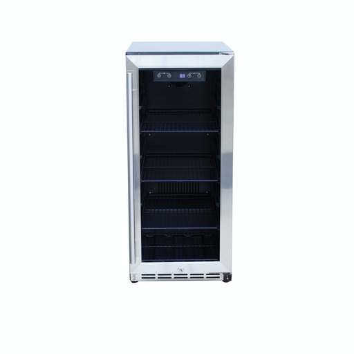 15" Outdoor Rated Fridge with Glass Door